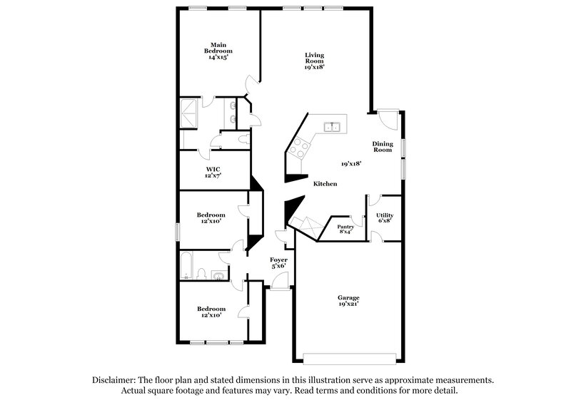 2,285/Mo, 3136 Honeycomb Way Royse City, TX 75189 Floor Plan View