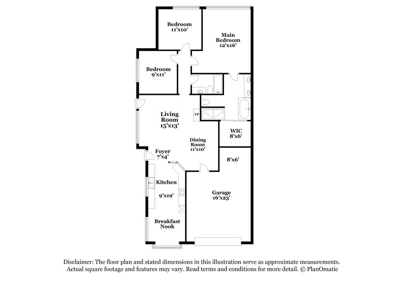 2,125/Mo, 428 Loma Alta Dr Mesquite, TX 75150 Floor Plan View