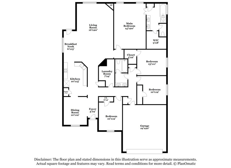 2,710/Mo, 8509 Viridian Ln Fort Worth, TX 76123 Floor Plan View