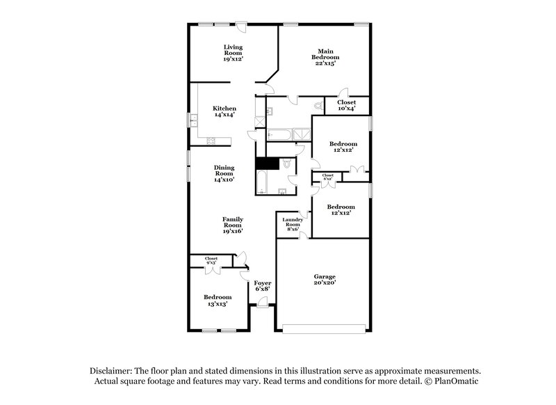 2,200/Mo, 1920 Diamond Lake Trl Justin, TX 76247 Floorplan View