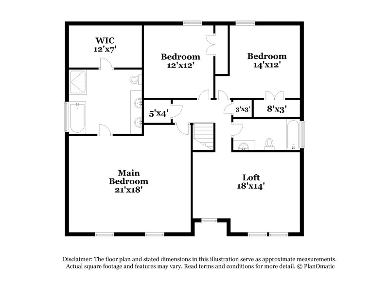 2,125/Mo, 1624 Arbuckle Dr Justin, TX 76247 Floor Plan View