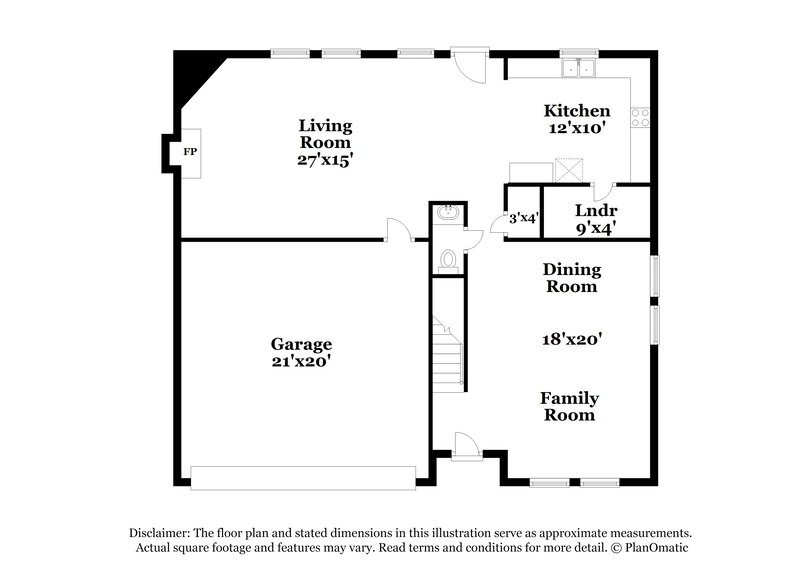 2,125/Mo, 1624 Arbuckle Dr Justin, TX 76247 Floor Plan View 2