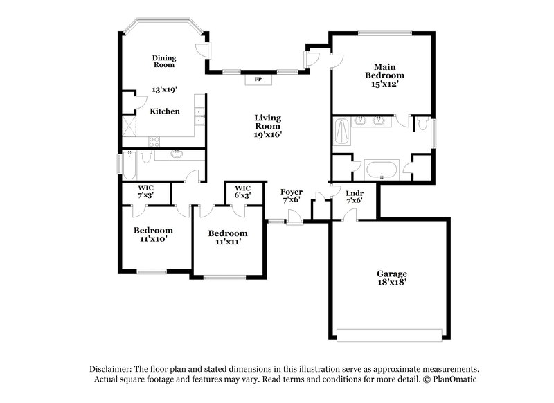 2,260/Mo, 105 Villanova Cir Forney, TX 75126 Floor Plan View