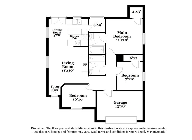 2,065/Mo, 1220 Carberry St Cedar Hill, TX 75104 Floor Plan View