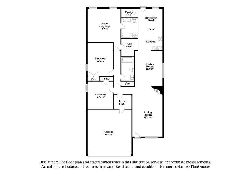 2,325/Mo, 8213 Montecito Dr Denton, TX 76210 Floor Plan View