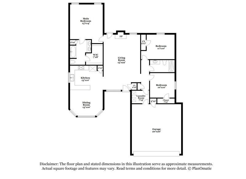 2,310/Mo, 1131 Brookside Dr Cedar Hill, TX 75104 Floor Plan View