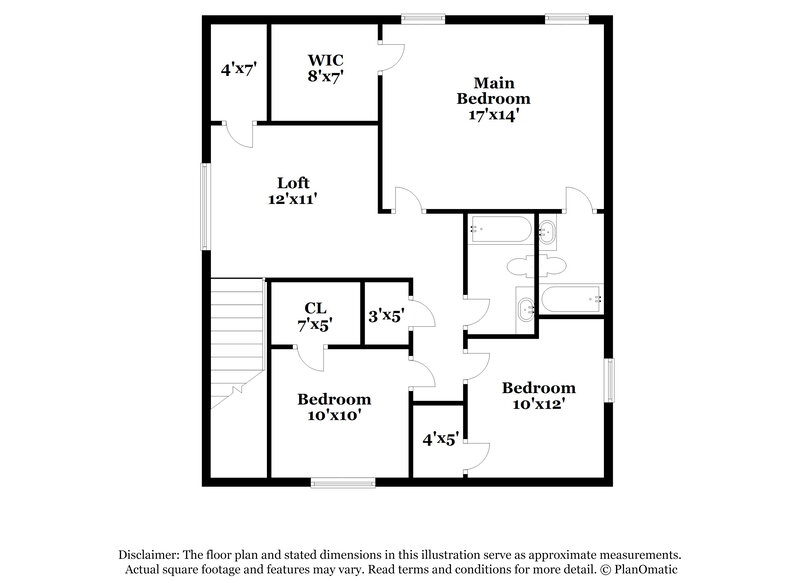 2,270/Mo, 4917 Waterford Dr Fort Worth, TX 76179 Floor Plan View 2