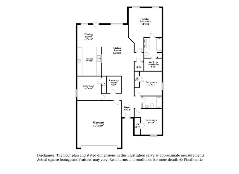 2,305/Mo, 2856 Pacifico Way Fort Worth, TX 76111 Floor Plan View