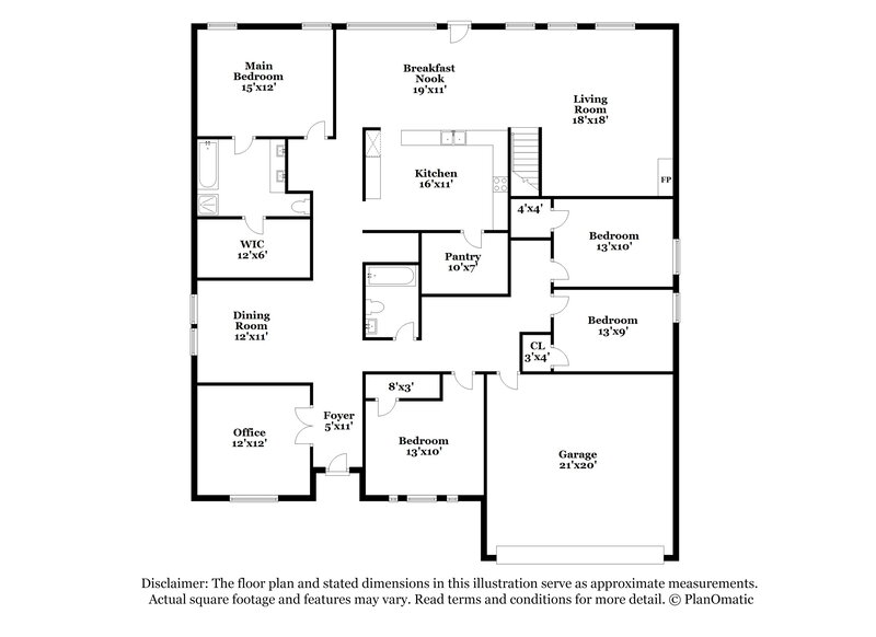 2,595/Mo, 2020 Aster Trl Forney, TX 75126 Floor Plan View