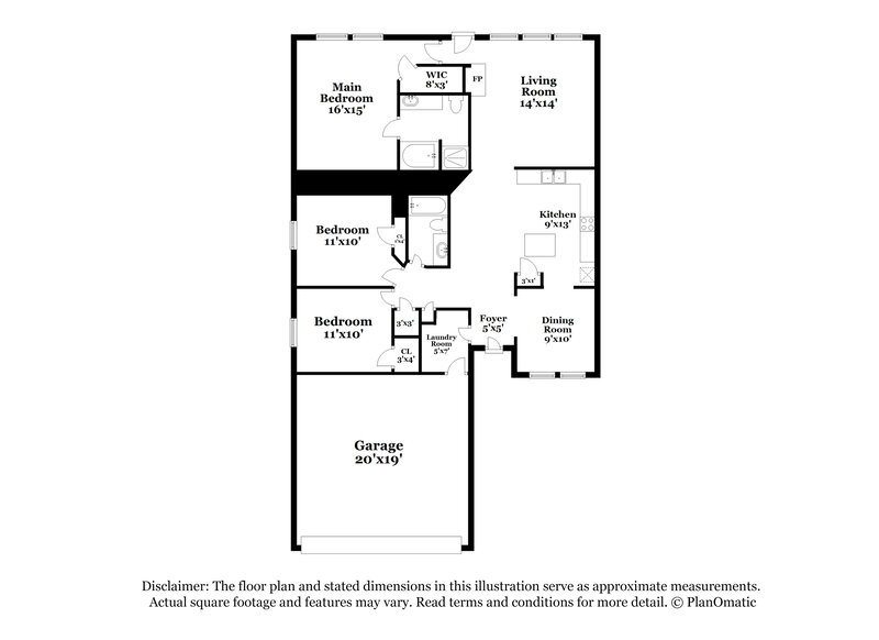 1,960/Mo, 1537 Warrington Way Forney, TX 75126 Floor Plan View