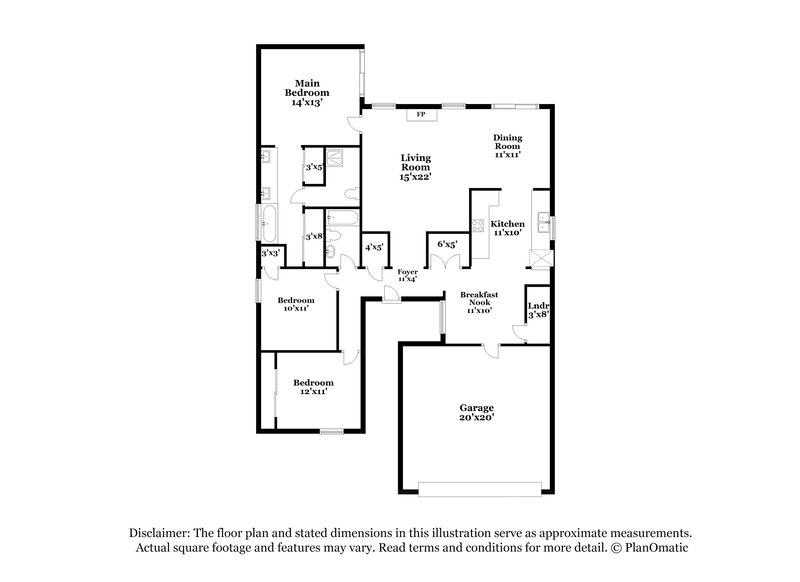 2,200/Mo, 3724 Whitefern Dr Fort Worth, TX 76137 Floor Plan View