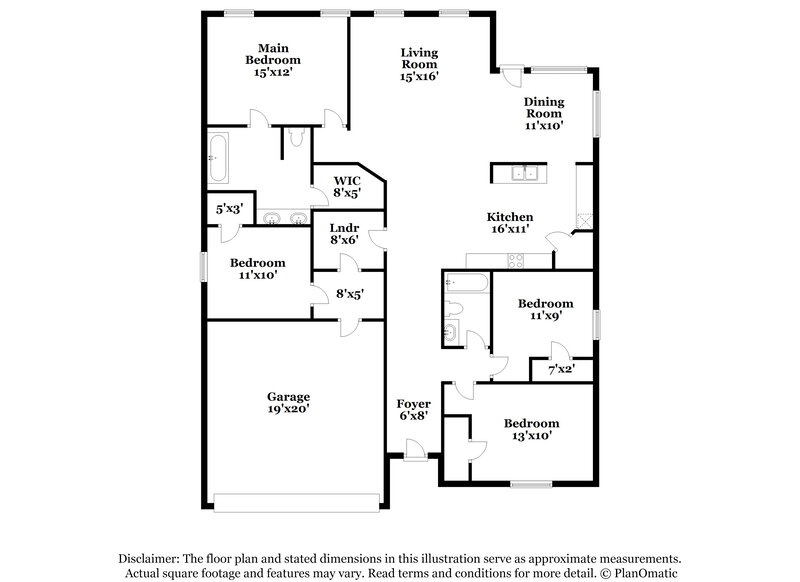 2,485/Mo, 8737 Circling Wagons Way Fort Worth, TX 76179 Floor Plan View