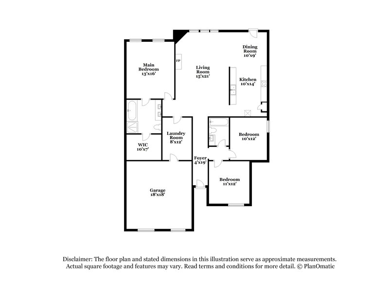 2,375/Mo, 3686 Juniper Hills Dr Rockwall, TX 75032 Floor Plan View