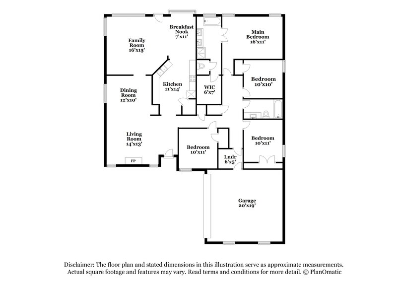 2,475/Mo, 7913 Eastwind Dr Fort Worth, TX 76137 Floor Plan View