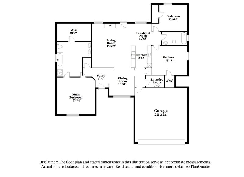 2,260/Mo, 1706 Tonya May Ln Mansfield, TX 76063 Floor Plan View