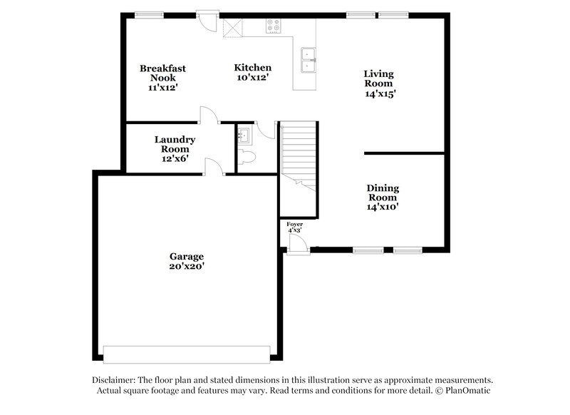 2,360/Mo, 12529 Nicholas Pl Rhome, TX 76078 Floor Plan View