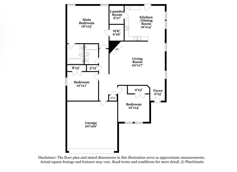 2,220/Mo, 3343 Lipizzan Dr Denton, TX 76210 Floor Plan View