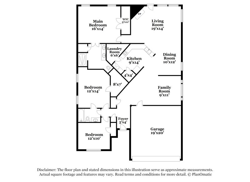 2,295/Mo, 4528 Lodestone Ln Fort Worth, TX 76123 Floor Plan View