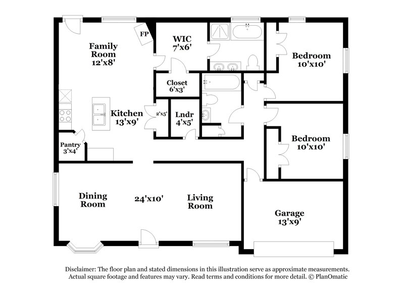 2,500/Mo, 2106 Aster Trl Forney, TX 75126 Floor Plan View