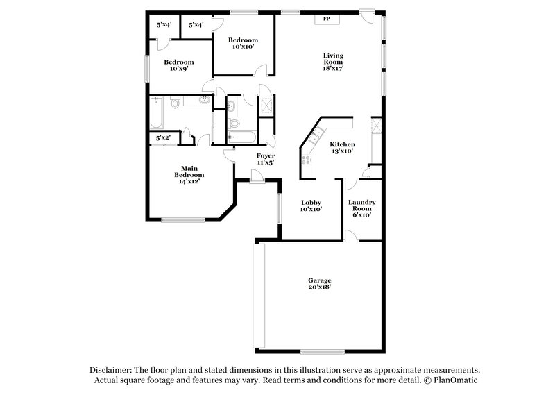 2,120/Mo, 4832 Thistledown Dr Fort Worth, TX 76137 Floor Plan View