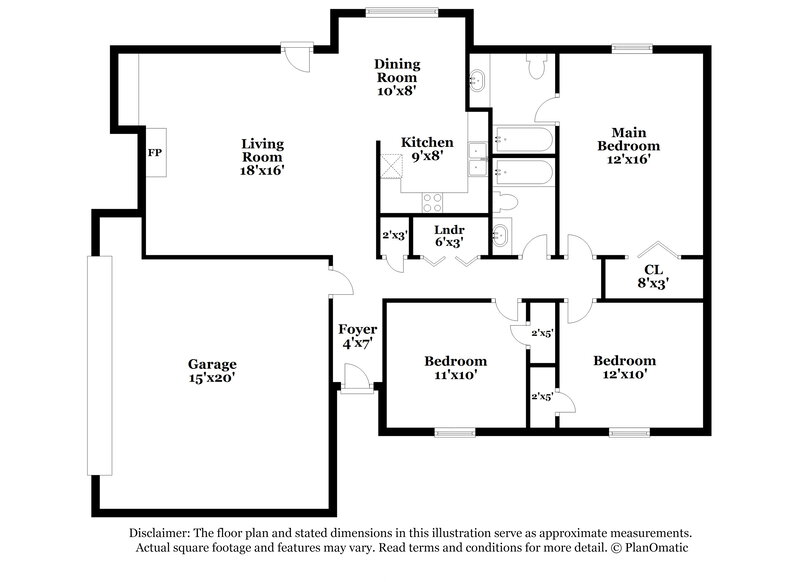 1,885/Mo, 19 Atlanta Ct Mansfield, TX 76063 Floor Plan View