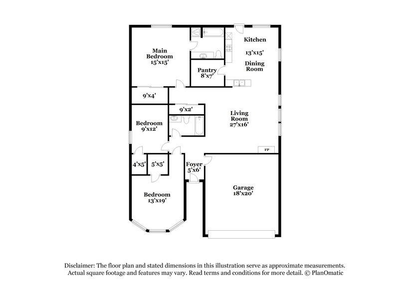 2,075/Mo, 2608 Buckskin Dr McKinney, TX 75071 Floor Plan View