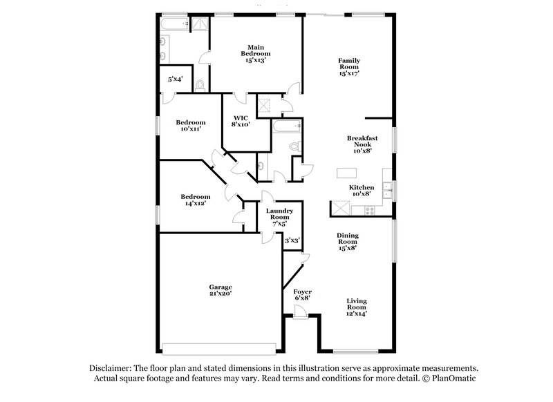 2,195/Mo, 102 Shady Brook Dr Arlington, TX 76002 Floor Plan View