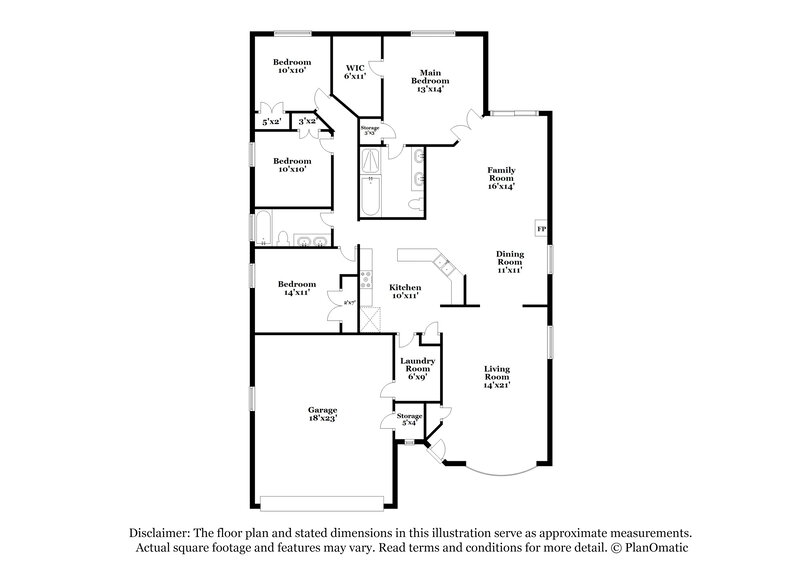 2,220/Mo, 600 Meadowbrook Dr Burleson, TX 76028 Floor Plan View