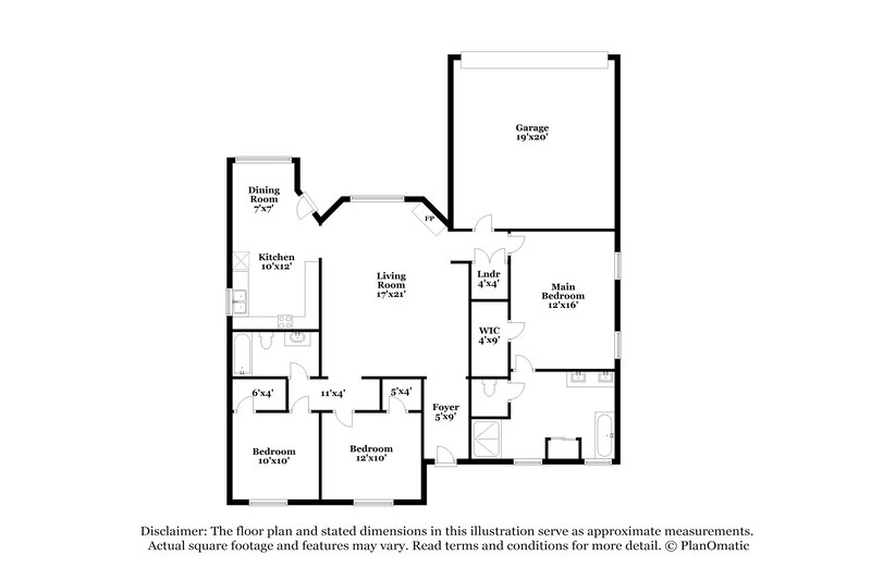 1,925/Mo, 108 Chevy Chase Ln Waxahachie, TX 75165 Floor Plan View
