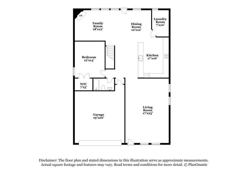 2,625/Mo, 1724 Diamond Lake Trl Justin, TX 76247 Floor Plan View