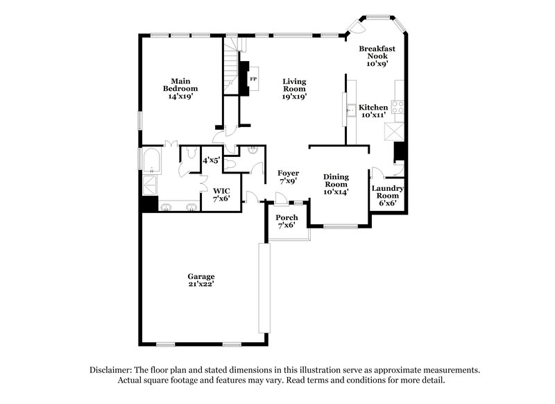 3,040/Mo, 1483 Applewood Dr Keller, TX 76248 Floor Plan View