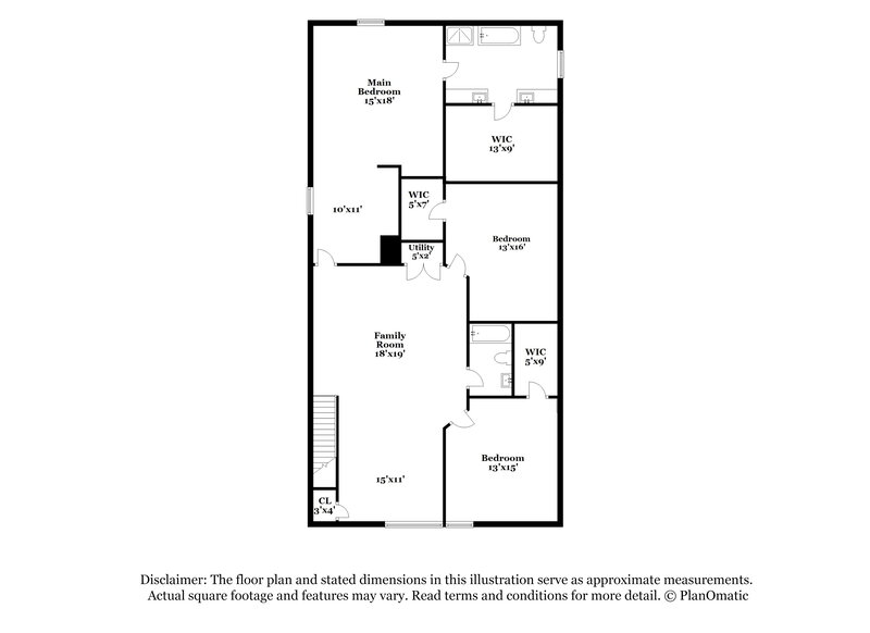 2,580/Mo, 1909 Wickham Dr Burleson, TX 76028 Floor Plan View 2