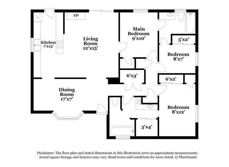 2,395/Mo, 110 Mill Creek Dr Arlington, TX 76010 Floor Plan View