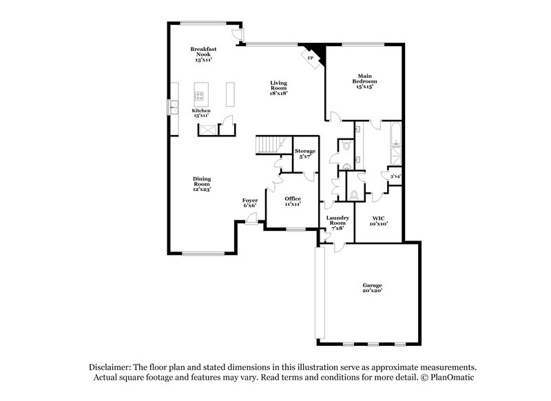 3,880/Mo, 2952 Cool Water Ter Grand Prairie, TX 75054 Floor Plan View