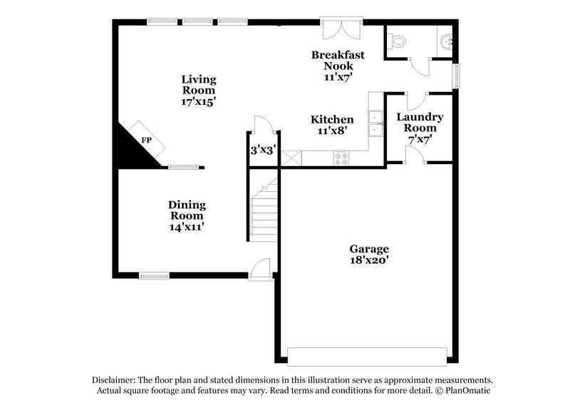 2,345/Mo, 1410 Wenatchee Dr Krum, TX 76249 Floor Plan View