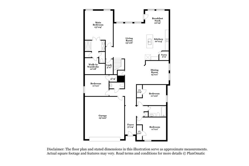 2,145/Mo, 14844 Holster Trl Haslet, TX 76052 Floor Plan View