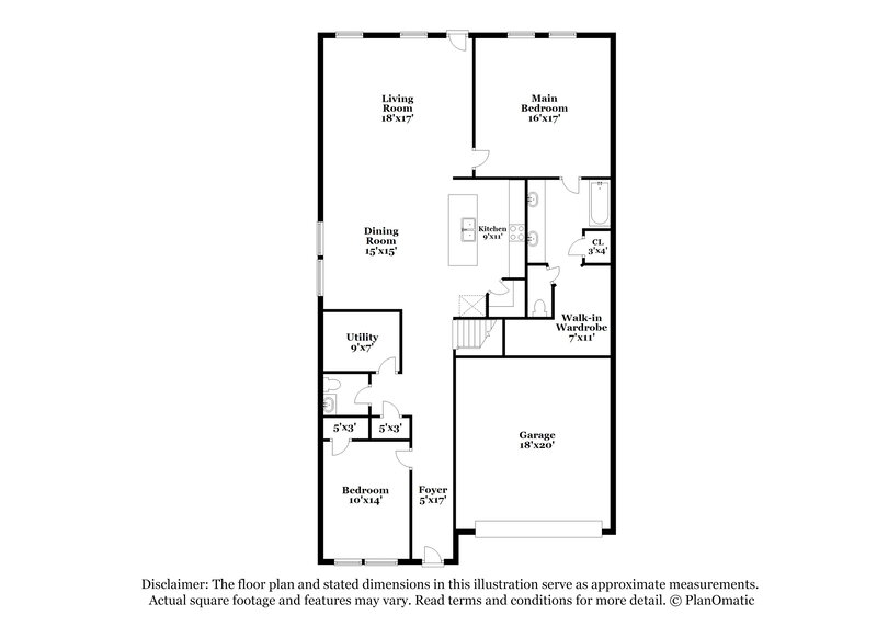 2,855/Mo, 1304 Cress Garden Lane Forney, TX 75126 Floor Plan View