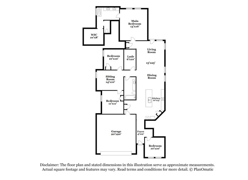 3,180/Mo, 1315 Cress Garden Lane Forney, TX 75126 Floor Plan View