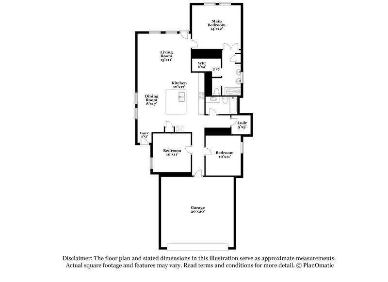 1,870/Mo, 1514 Wind Springs Drive Forney, TX 75126 Floor Plan View
