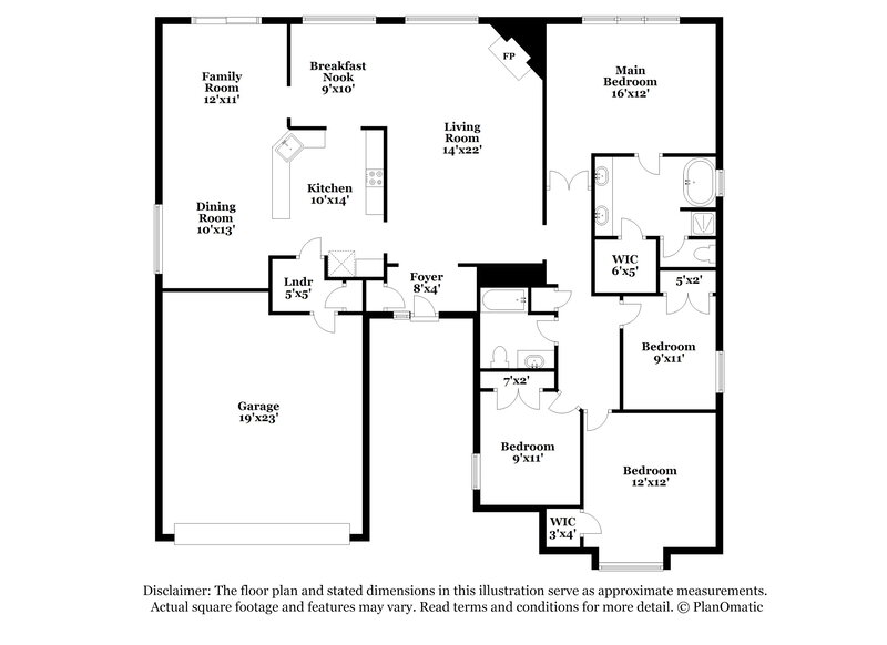 2,595/Mo, 6849 N Park Dr North Richland Hills, TX 76182 Floor Plan View