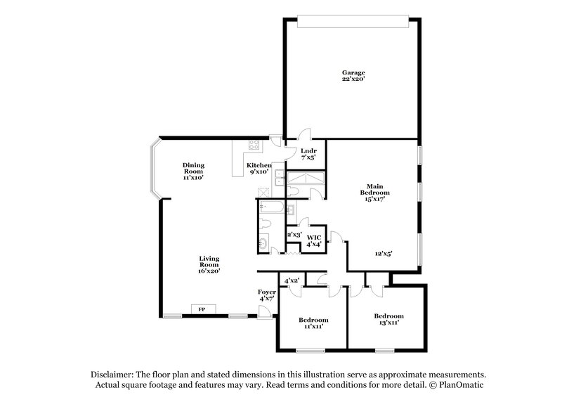 2,245/Mo, 623 Meadowglen Dr Duncanville, TX 75137 Floor Plan View