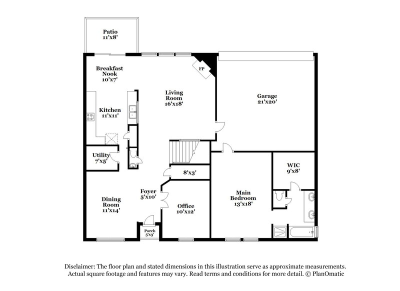2,460/Mo, 705 Locustberry Dr Red Oak, TX 75154 Floorplan View