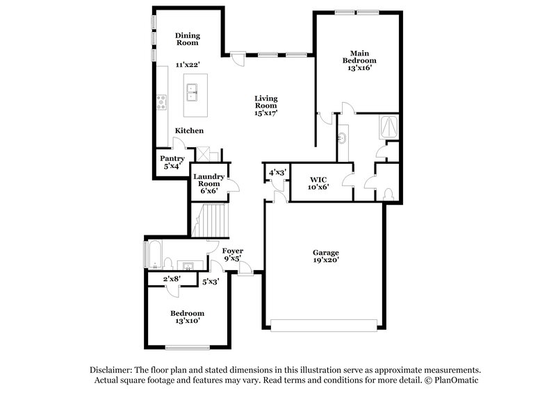 2,890/Mo, 3616 Doris Dr Denton, TX 76207 Floorplan View 2