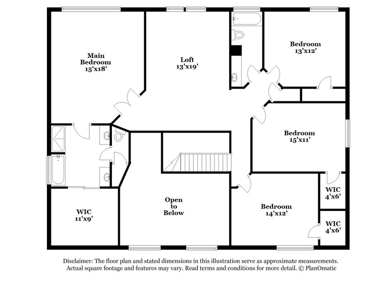 3,080/Mo, 632 Magnolia Trl Desoto, TX 75115 Floor Plan View 2