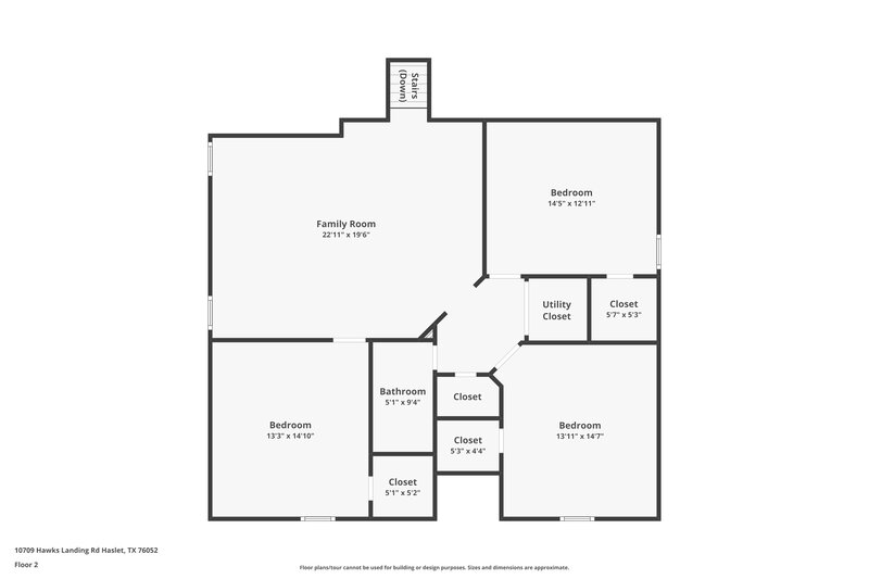 2,470/Mo, 10709 Hawks Landing Rd Haslet, TX 76052 Floor Plan View 2