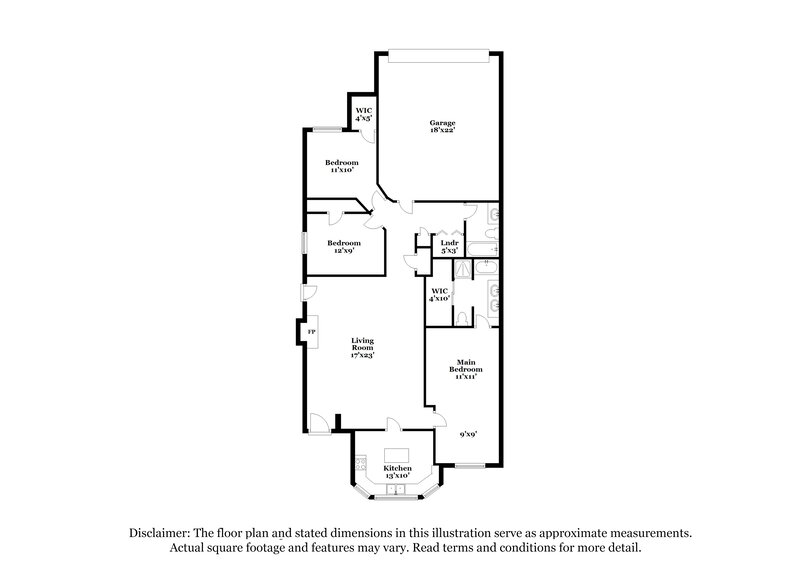 2,185/Mo, 2324 Browning Dr Mesquite, TX 75181 Floor Plan View
