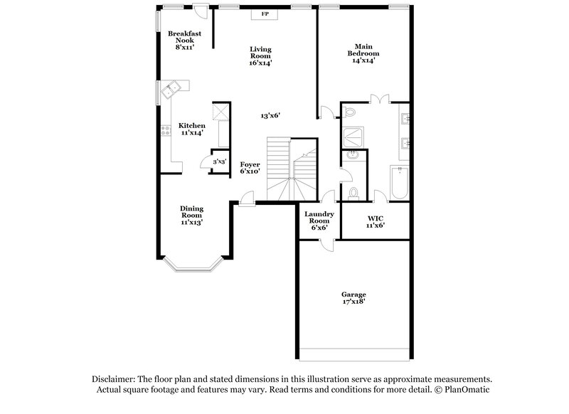 2,775/Mo, 1019 Carlisle Dr Arlington, TX 76017 Floor Plan View