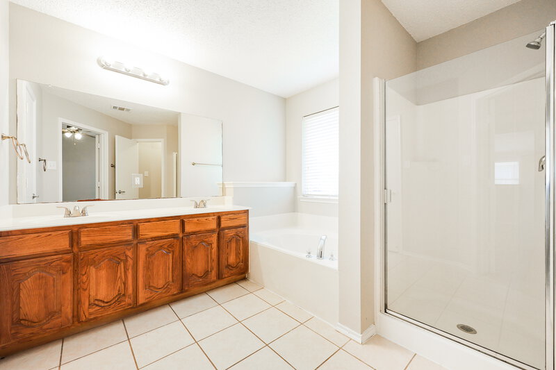 2,595/Mo, 829 Clear Creek Dr Desoto, TX 75115 Main Bathroom View