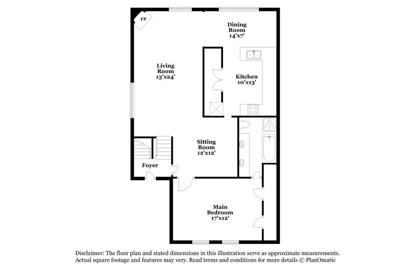 2,420/Mo, 1412 Drake Ln Lewisville, TX 75077 Floorplan View 2