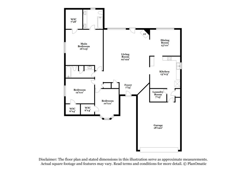 2,780/Mo, 6317 Woodstream Trl Fort Worth, TX 76133 Floor Plan View